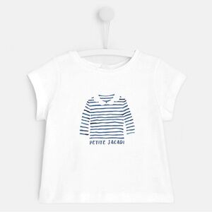 Jacadi Baby Girls Printed T-shirt - Size 6M